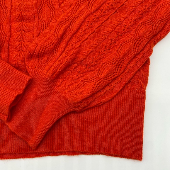 J.Crew x Demylee Pointelle Wool Sweater - Picture 3 of 7